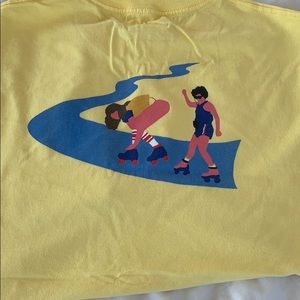 good thinking roller skate tee